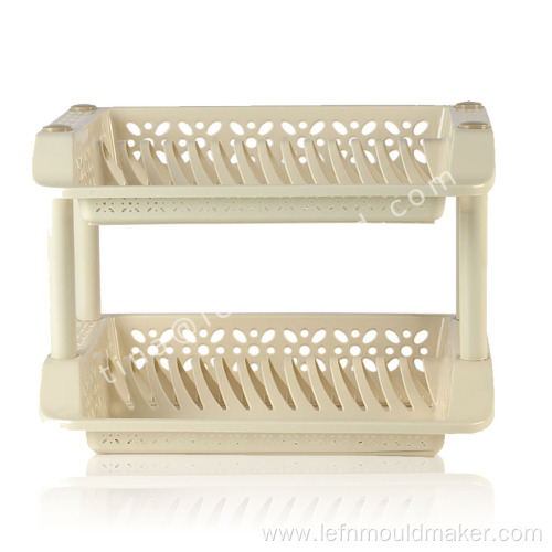 Tiers Dish Rack Mould, Plastic Dish Drainer Mould